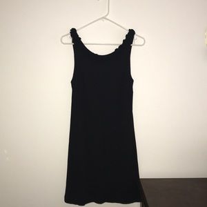 Black J Crew scoop neck dress size XS
